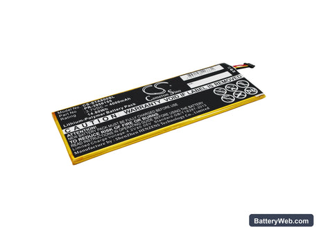 Insignia Flex 8" Replacement Battery, 3.7V, 4000mAh, Li-Polymer 1