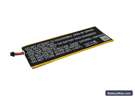 Insignia Flex 8" Replacement Battery, 3.7V, 4000mAh, Li-Polymer 3
