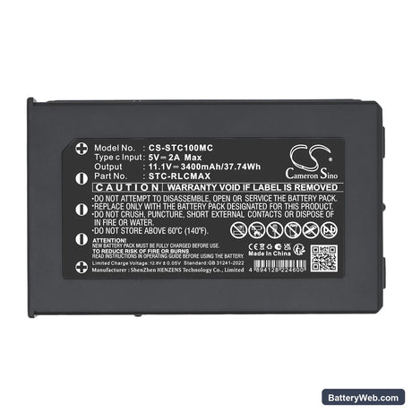 Stealth Cam Deceptor Max Replacement Battery, 11.1V, 3400mAh, Li-ion 5