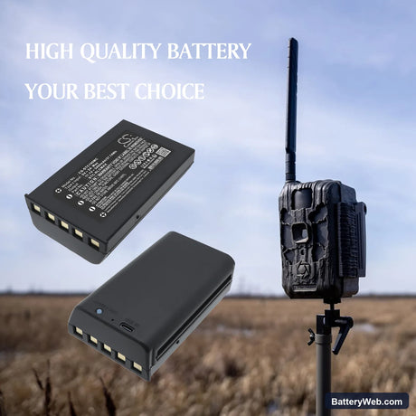 Stealth Cam Deceptor Max Replacement Battery, 11.1V, 3400mAh, Li-ion 6