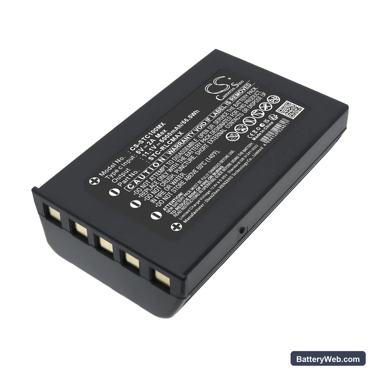 Stealth Cam Deceptor Max Replacement Battery, 11.1V, 5000mAh, Li-Polymer 1