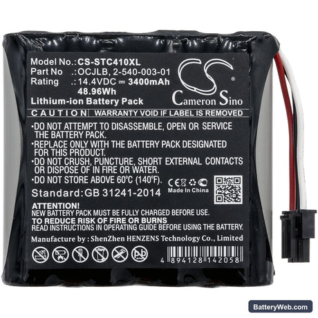 Soundcast Outcast OCJ411a Replacement Battery, 14.4V, 3400mAh, Li-ion 3