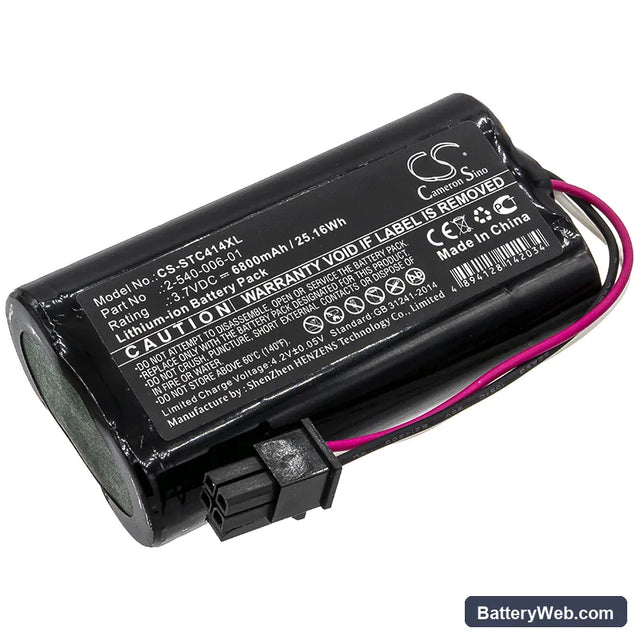 Soundcast MLD414 Replacement Battery, 3.7V, 6800mAh, Li-ion 1
