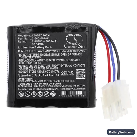 Soundcast Outcast VG7 Replacement Battery, 7.4V, 6800mAh, Li-ion 3