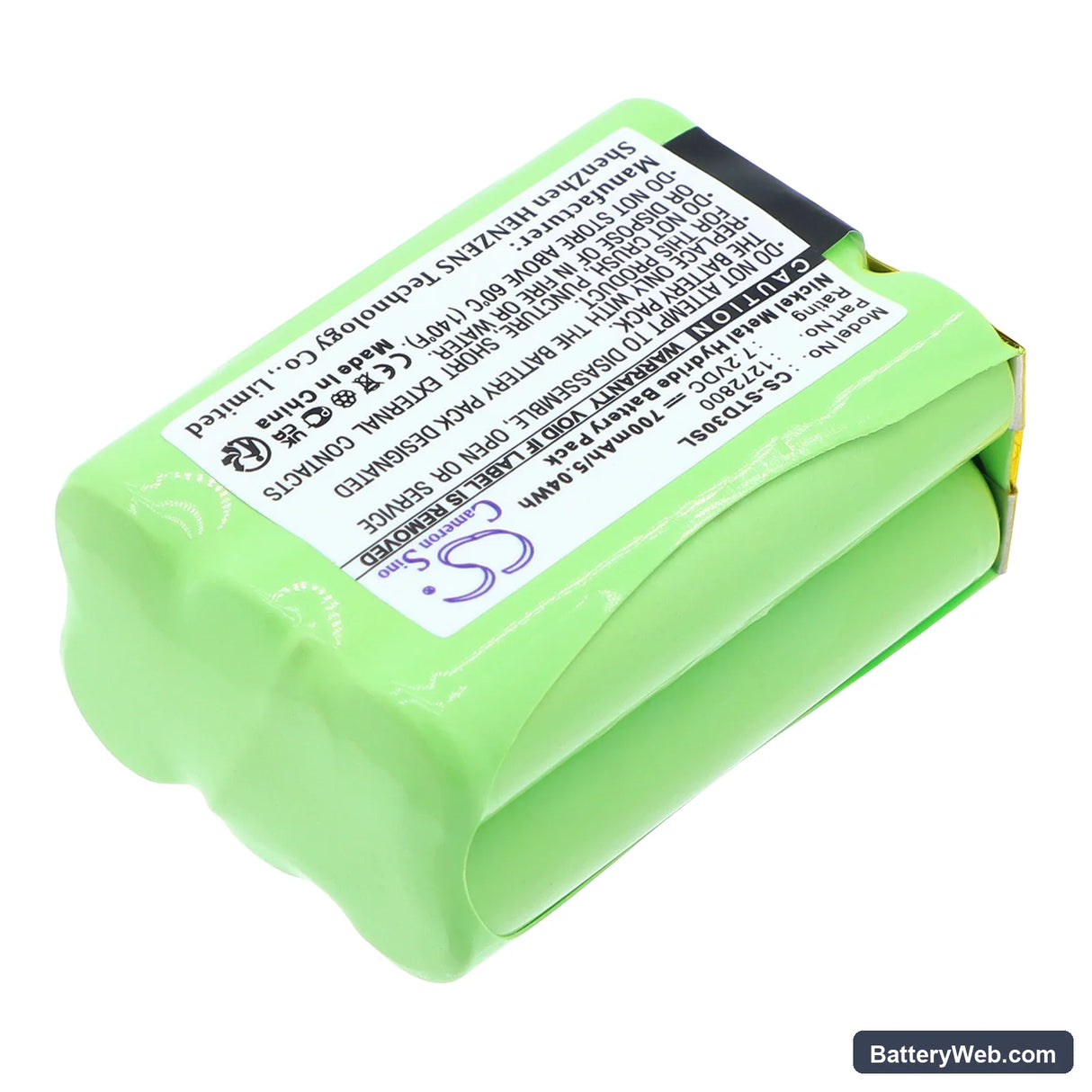 Tri-Tronics G3 Field Replacement Battery, 7.2V, 700mAh, Ni-MH 2