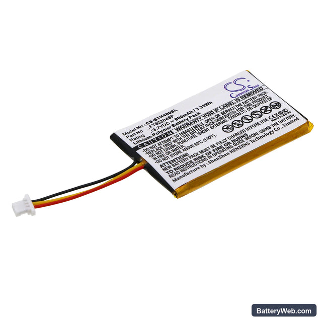 Stealth 400 Replacement Battery, 3.7V, 900mAh, Li-Polymer 1