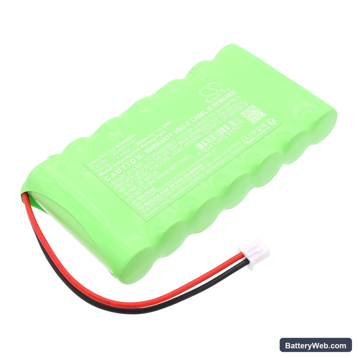 Sauter FH 500 Replacement Battery, 8.4V, 2000mAh, Ni-MH 1