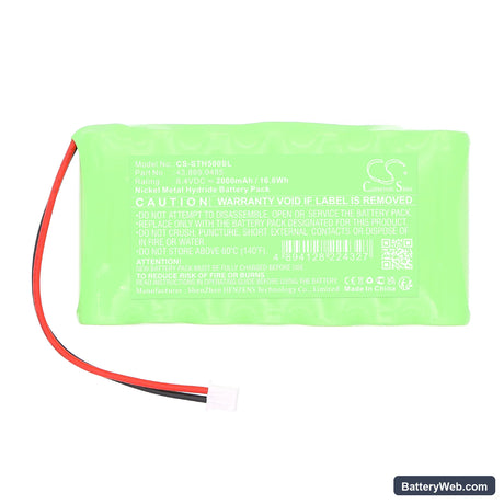 Sauter FH 500 Replacement Battery, 8.4V, 2000mAh, Ni-MH 3