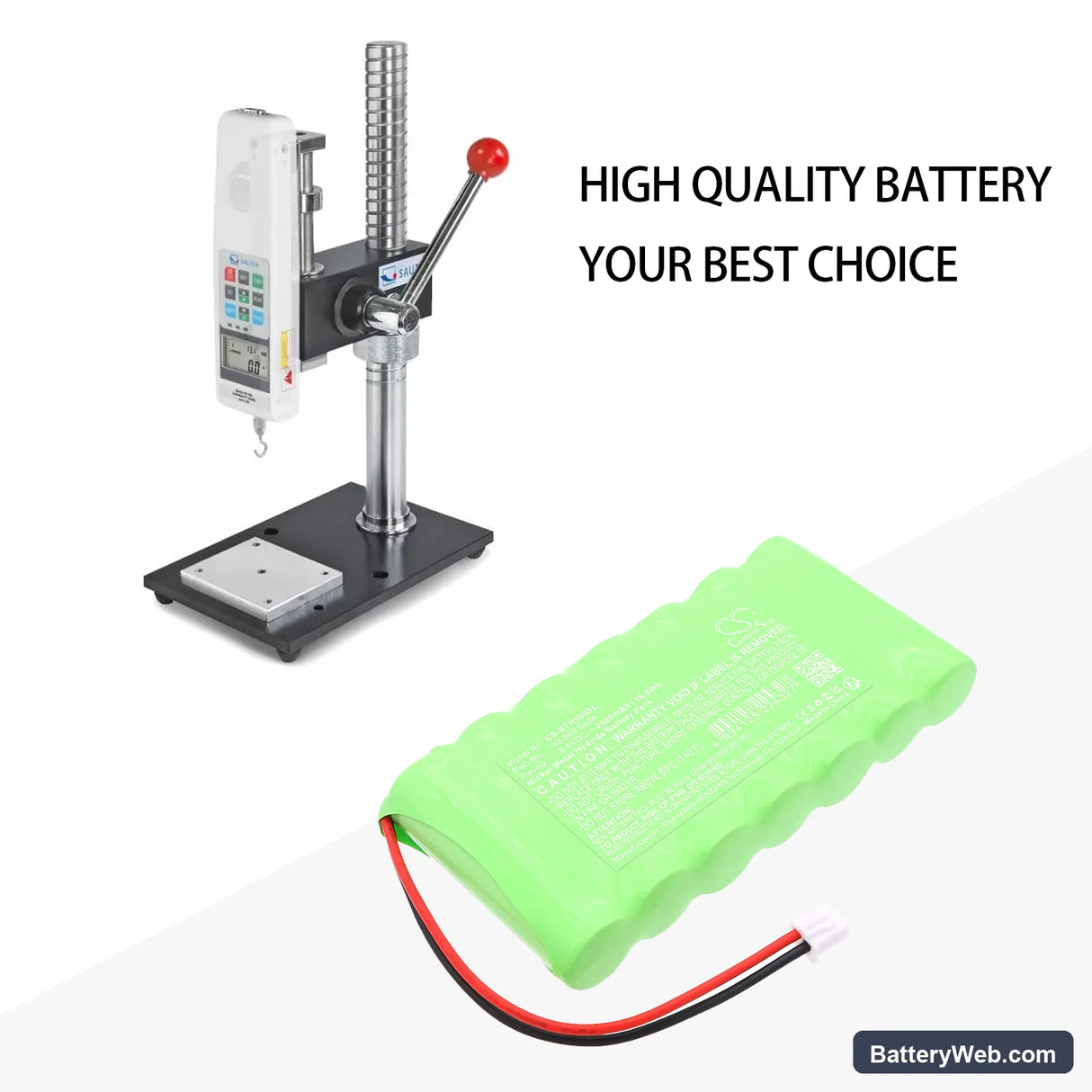 Sauter FH 500 Replacement Battery, 8.4V, 2000mAh, Ni-MH 6