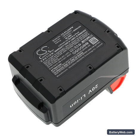 Samuel STL-500 Replacement Battery, 20V, 4900mAh, Li-ion 3