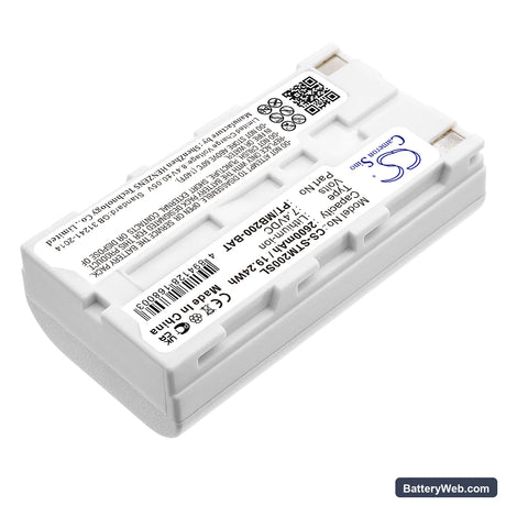 Sato MB200 Replacement Battery, 7.4V, 2600mAh, Li-ion 2