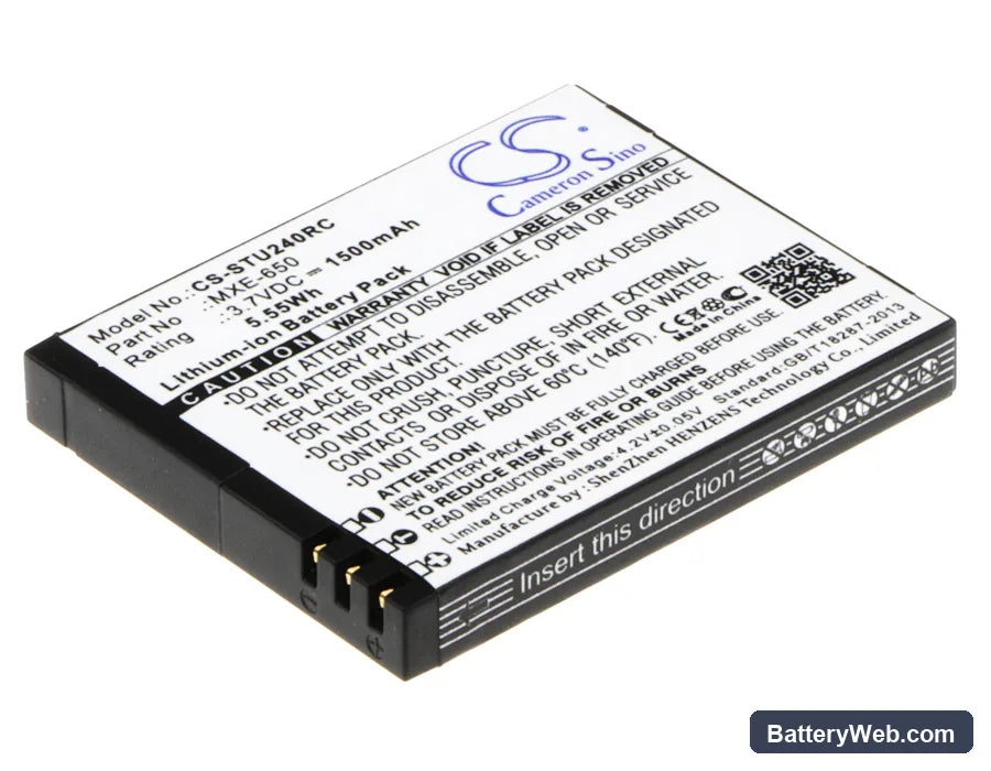 Tracfone Wireless U240C Replacement Battery, 3.7V, 1500mAh, Li-ion 1