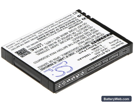 Tracfone Wireless U240C Replacement Battery, 3.7V, 1500mAh, Li-ion 2