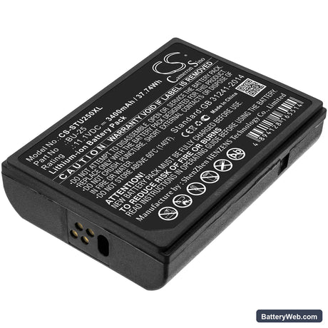 Sumitomo Type-25 Replacement Battery, 11.1V, 3400mAh, Li-ion 1