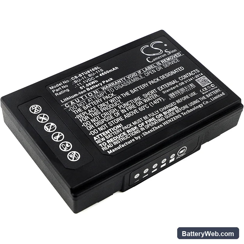 Sumitomo TYPE-81C Replacement Battery, 11.1V, 4600mAh, Li-ion 1