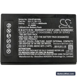 Sumitomo TYPE-81C Replacement Battery, 11.1V, 4600mAh, Li-ion 3