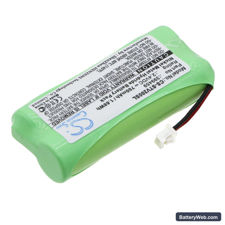 Stageclix Jack V2 Transmitter Replacement Battery, 2.4V, 700mAh, Ni-MH 2