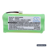 Stageclix Jack V2 Transmitter Replacement Battery, 2.4V, 700mAh, Ni-MH 3