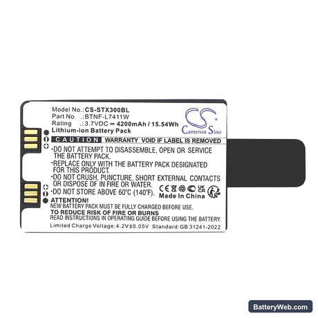 Southern Polaris X3 Sanding Reed Handbook Replacement Battery, 3.7V, 4200mAh, Li-ion 4