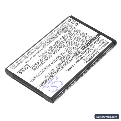 Callaway uPro MX+ Replacement Battery, 3.7V, 750mAh, Li-ion 2