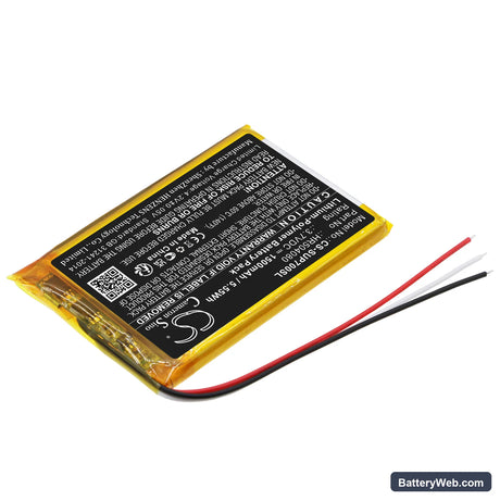 Navitel MS700 Replacement Battery, 3.7V, 1500mAh, Li-Polymer 2