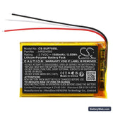 Navitel MS700 Replacement Battery, 3.7V, 1500mAh, Li-Polymer 3