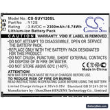 Sugar Y12S Replacement Battery, 3.8V, 2300mAh, Li-ion 3