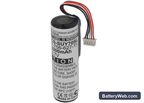 Sony NV-U70 Replacement Battery, 3.7V, 2200mAh, Li-ion 1