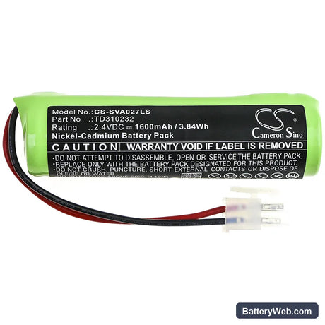 Schneider RILUX Replacement Battery, 2.4V, 1600mAh, Ni-CD 3