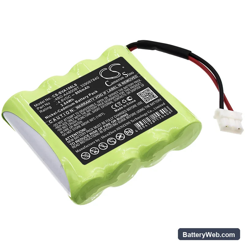 Schneider OVA51106 Replacement Battery, 4.8V, 800mAh, Ni-CD 1