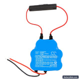 Siemens VK40B01/03 Replacement Battery, 9.6V, 1800mAh, Ni-MH 3