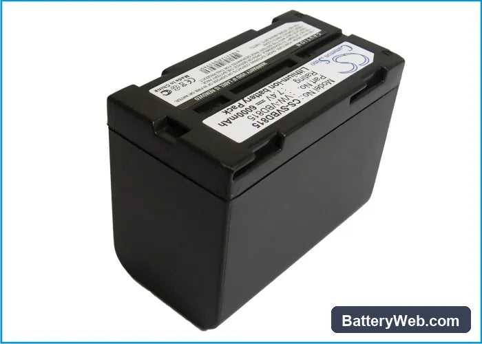Panasonic NV-DX100 Replacement Battery, 7.4V, 6000mAh, Li-ion 2