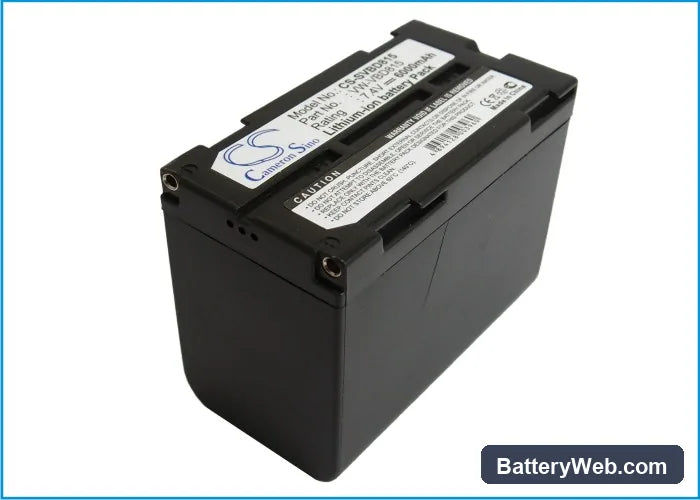 Panasonic NV-DX100 Replacement Battery, 7.4V, 6000mAh, Li-ion 3