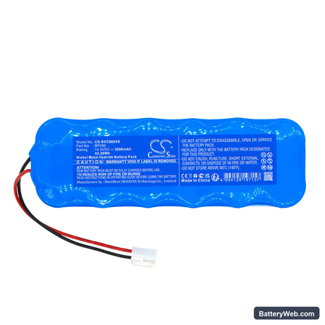 Goddess CL290 Replacement Battery, 14.4V, 3000mAh, Ni-MH 3