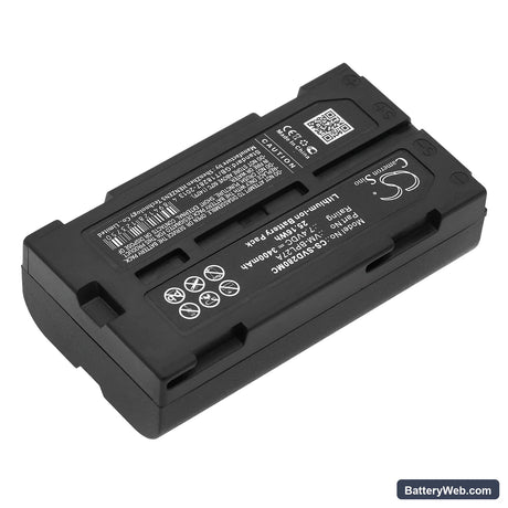 Hitachi VLH100L Replacement Battery, 7.4V, 3400mAh, Li-ion 2