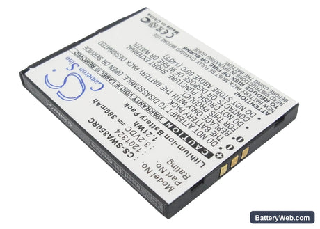 Sierra Wireless AirCard 875U Replacement Battery, 3.2V, 380mAh, Li-ion 2