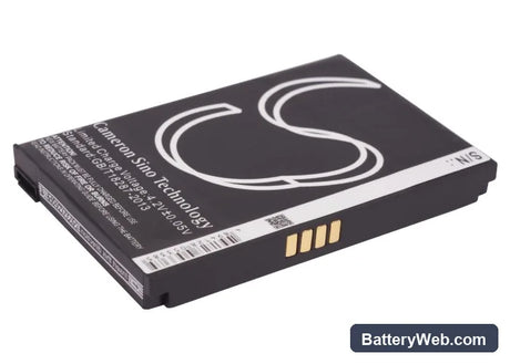 Sprint Zing Replacement Battery, 3.7V, 1500mAh, Li-ion 3