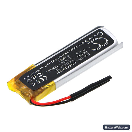 Sony WI-C600N Replacement Battery, 3.7V, 130mAh, Li-Polymer 2