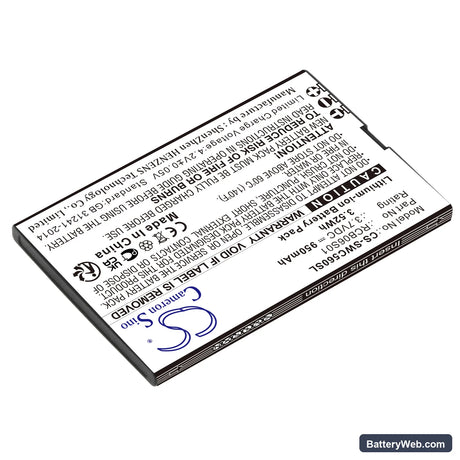 Swisstone SC560 Replacement Battery, 3.7V, 950mAh, Li-ion 2