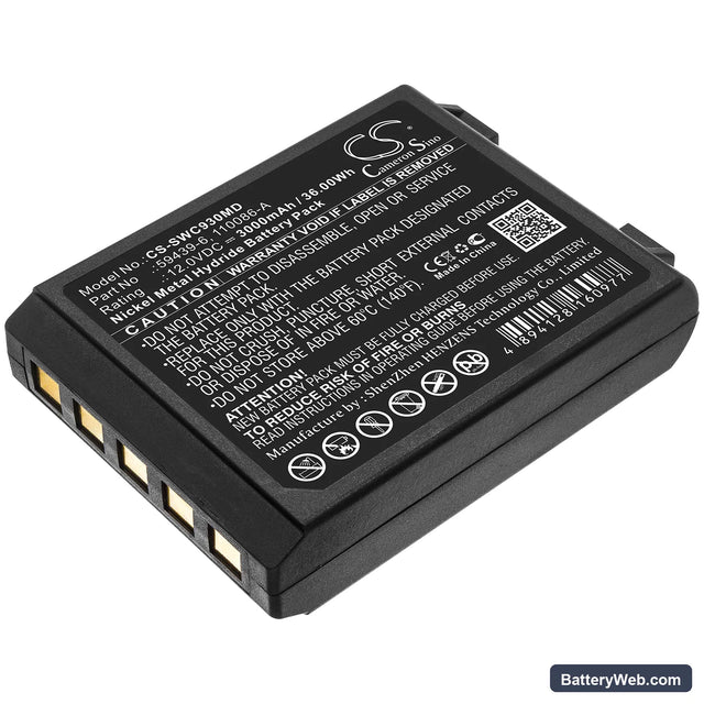 Artema Cardio AID 100 Replacement Battery, 12V, 3000mAh, Ni-MH 1