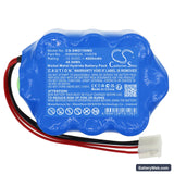 Simonson-Wheel Defibrillator DMS730 Replacement Battery, 12V, 4000mAh, Ni-MH 3