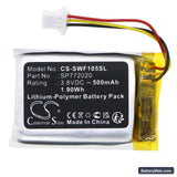 Sony WF-1000XM5 Charging Case Replacement Battery, 3.8V, 500mAh, Li-Polymer 3