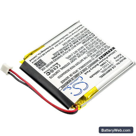 Sony WH-1000xM3 Replacement Battery, 3.7V, 1000mAh, Li-Polymer 2