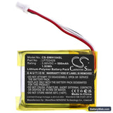 Sony WF-1000XM4 Charging Case Replacement Battery, 3.85V, 500mAh, Li-Polymer 3