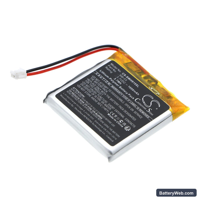 Sony WH-H910N Replacement Battery, 3.7V, 1000mAh, Li-Polymer 1