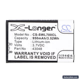 Swissvoice L7 Replacement Battery, 3.7V, 950mAh, Li-ion 3