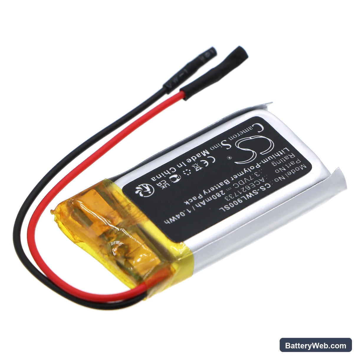 Sony WF-L900 Charging Case Replacement Battery, 3.7V, 280mAh, Li-Polymer 2
