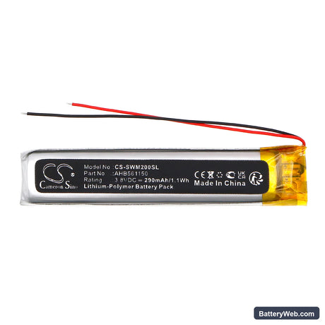 Sony WI-1000XM2 Replacement Battery, 3.8V, 290mAh, Li-Polymer 3