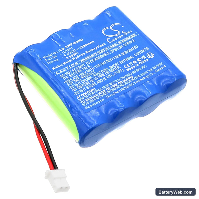 SCHWA ECO+ EMP4 Replacement Battery, 4.8V, 2000mAh, Ni-MH 1