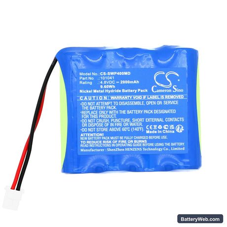 SCHWA ECO+ EMP4 Replacement Battery, 4.8V, 2000mAh, Ni-MH 3